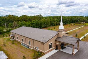 commercial building of church by Robert E Waller Builders