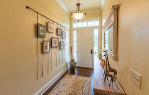 Interior of a custom built home by Waller Builders
