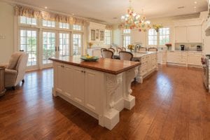 Stunning kitchen in a custom built home by Robert E Waller Builders